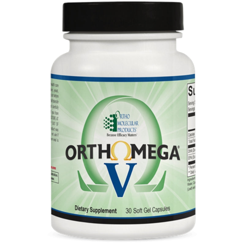 Ortho Molecular, Orthomega® V, 30 Softgel Capsules UPC 615033004514 | Hilife Vitamins